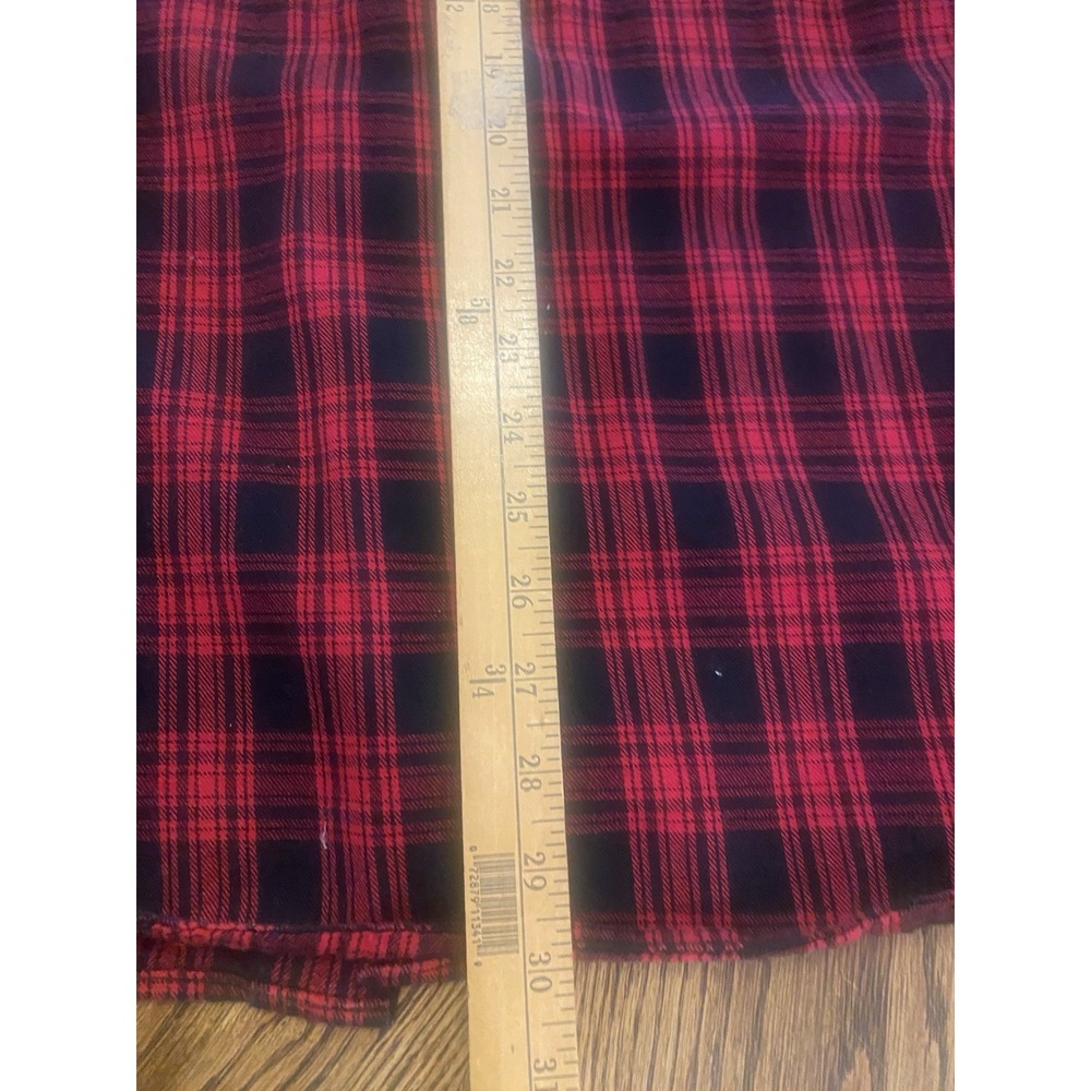 Duluth Trading Co Flannel Shirt Mens Size L Red Plaid Heavy Outdoors Button Down - Picture 6 of 6